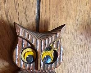 Figural Owl Wall Hangings