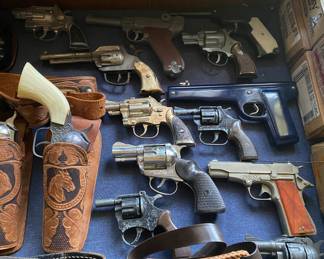 Assorted Cap Guns and Pistols