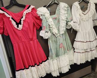 newly added (not in first sale) double rack of dresses/skirts