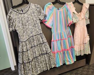 newly added (not in first sale) double rack of dresses/skirts