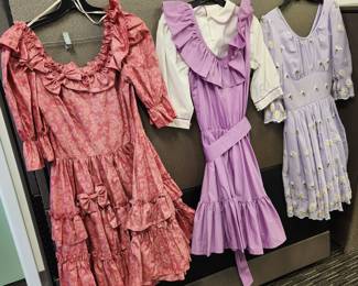 newly added (not in first sale) double rack of dresses/skirts