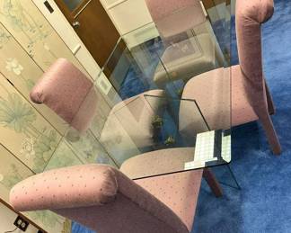 71 MCM Glass Dining Table With Chairsmin