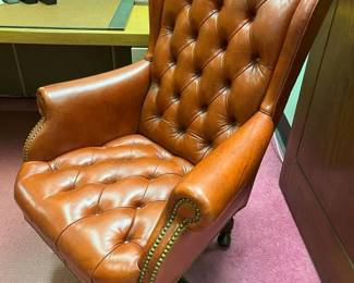 71 Hancock Moore Leather Executive Chairmin