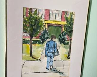 71 Joan Littler University Club Original Watercolormin