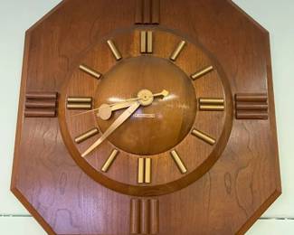 71 Vintage Seth Thomas XL Wooden Wall Clockmin