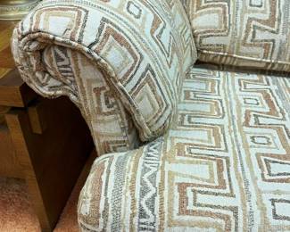 71 Vintage Flexsteel Masquerader Sleeper Fabric Detailmin