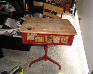 Vintage School Desk