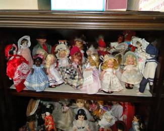 Doll Collection. Many have original boxes