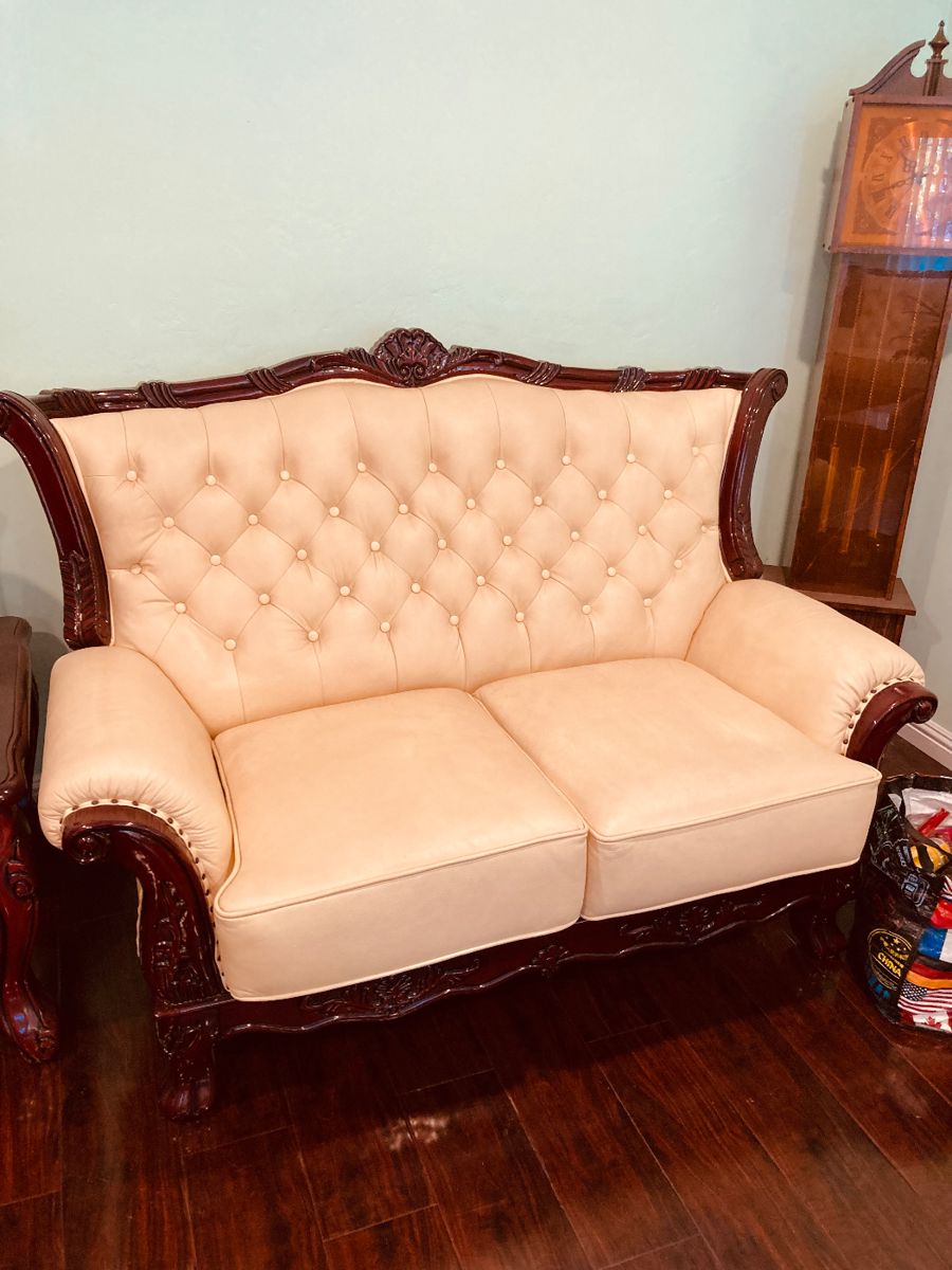 “Victorian Style” Tufted Lester Sofas, Home... starts on 1/10/2024