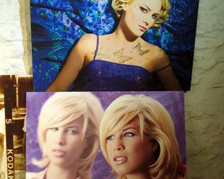 Beauty Parlor Wall Hanging Art, Various Sizes, Total Qty 6