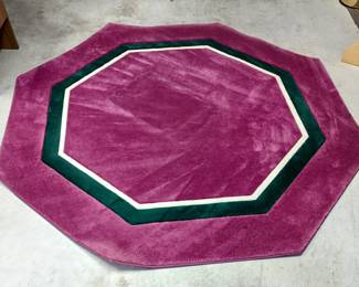 Saturday's Price is $25 - Yes! It is purple and green!  6' rug.