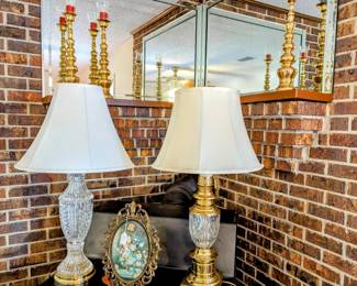 One Crystal and Brass Lamp remains - Saturday's price is  - $10.