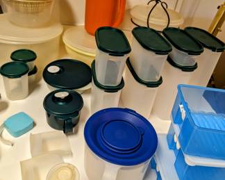 Tons of Tupperware!