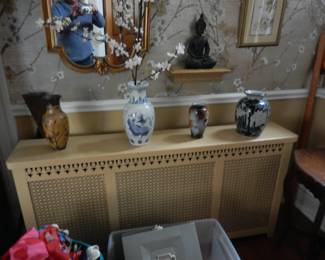 Asian Vases and Wall Decor