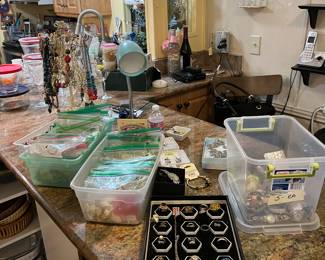 Loads of costume jewelry