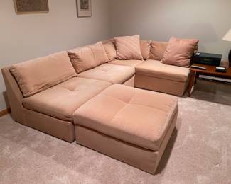 SOLD Vintage Modular Sofa Sectional 
