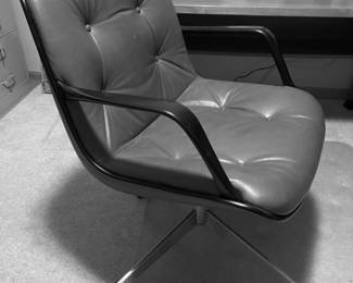 SOLD……….$150.00………….Vintage Steelcase Office Chair on Rollers 