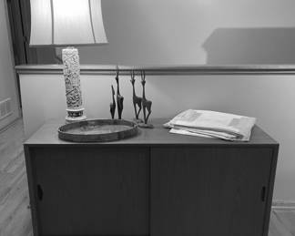 SOLD………Vintage Danish MCM Sideboard Credenza, 2 available, marked Olholm Mobelfabrik 