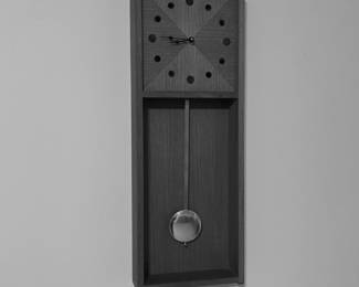 SOLD…….Teak Battery Operated Clock 