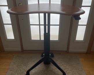 SOLD.  Kidney Shaped Adjustable Laptop/Computer Desk