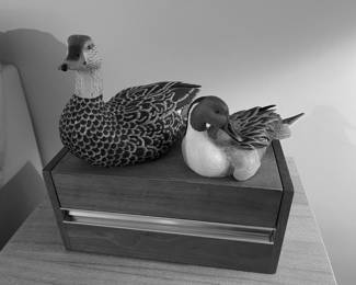 SOLD…………$350.00…………Sold as a pair!  Original Waterfowl Collection Sauvagine Pintail Drake  & Mallard Hen , exceptional detail!  