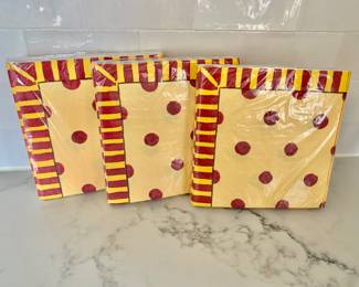$4 each - Southern Living at Home Siena polka dot napkins