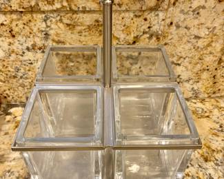 $30 - Southern Living at Home Astoria Brushed metal utensil caddy 