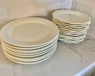 DINNER PLATES SOLD - Overview of dinner and salad plates