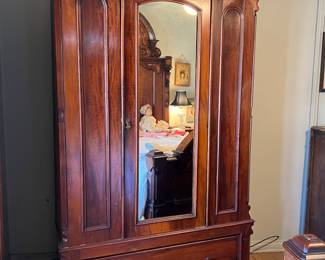 Edwardian style armoire  
