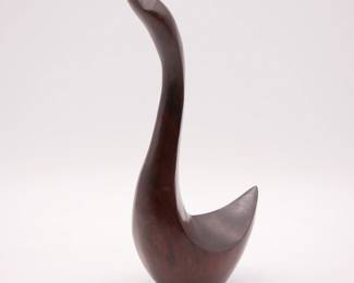 Carved Ironwood Swan
