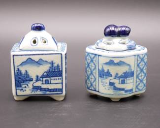 Small Ceramic Incense Burners (Total of 2)
