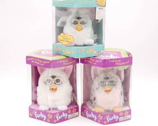 Electronic Furby & Furby Baby (Total of 3)
