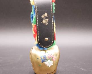 Decorated Swiss Cow Bell
