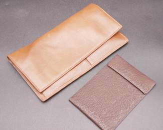 Sheldon Classics Slim Brown Montera Steer Checkbook Cover/Wallet
