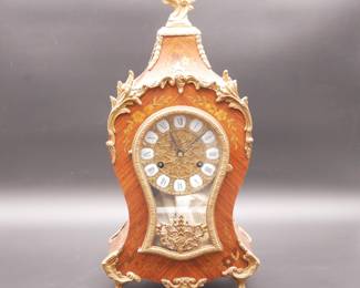 Franz Hermle 8-day Boulle French Style Pendulum Mantel Clock
