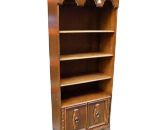 Vintage Harbor House Oak Bookshelf and Cabinet
