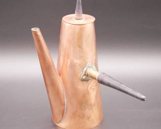 Copper Kettle w/Wood Handle

