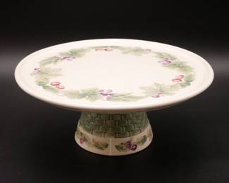 Pfaltzgraf Jamberry Pedestal Cake Plate
