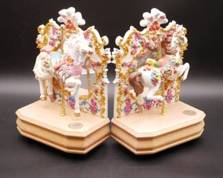 Giftec Birds of Paradise Carousel Collection Music Boxes (Total of 2)
