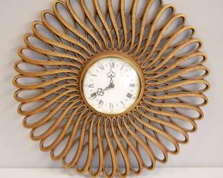 Large Arabesque Wall Clock
