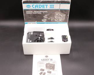 Cox/Sanwa Cadet III Digital Proportional Radio Control 3-Channel Aircraft System

