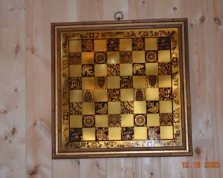 Wall are game board- vintage