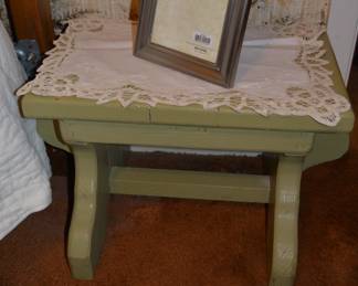 Cute heavy wooden stool