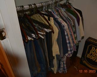 Mens shirts and pants