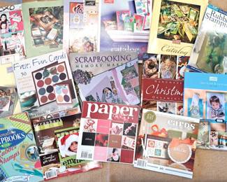 CARD MAKING SCRAPBOOKING  BOOK LOT