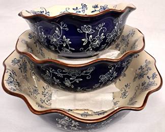 TEMPTATIONS 3 MIXING BOWLS NEW FROM BOX