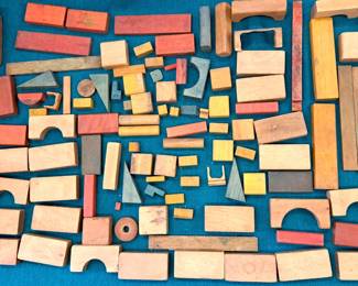 ANTIQUE BLOCKS LOT