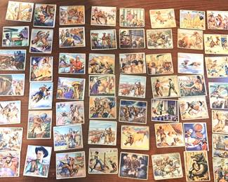 RARE LOT OF VINTAGE WESTERN TRADING CARDS 