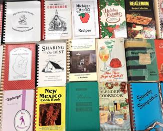 COOKBOOKS LOT 