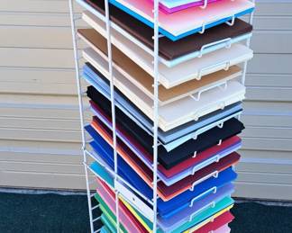 4 FOOT TALL CARD MAKING SCRAPBOOKING PAPER HOLDER STAND